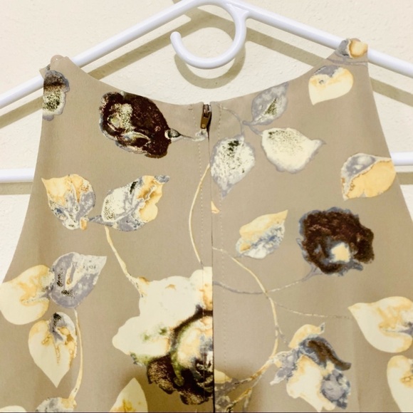 VTG CALIFORNIA CONCEPTS gray floral maxi dress 7 - Picture 6 of 8